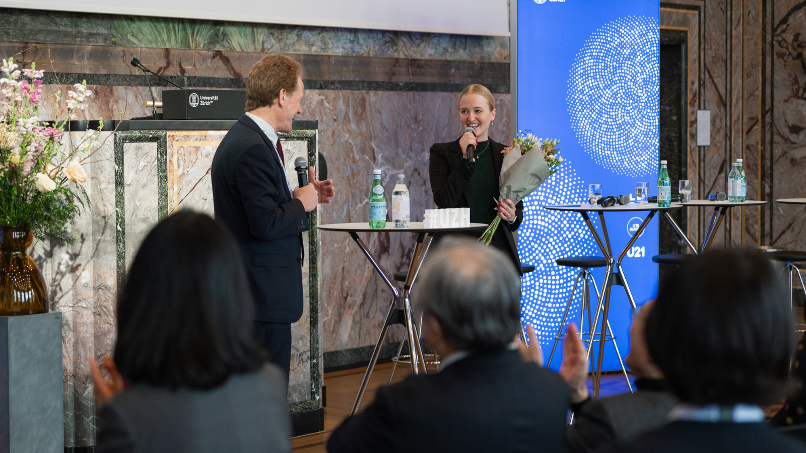 The three-day symposium was moderated by Prof. Christian Schwarzenegger, Vice President for Faculty Affairs and Scientific Information, and Leslie Reinhard, UZH Global Networks Partnership Manager.
