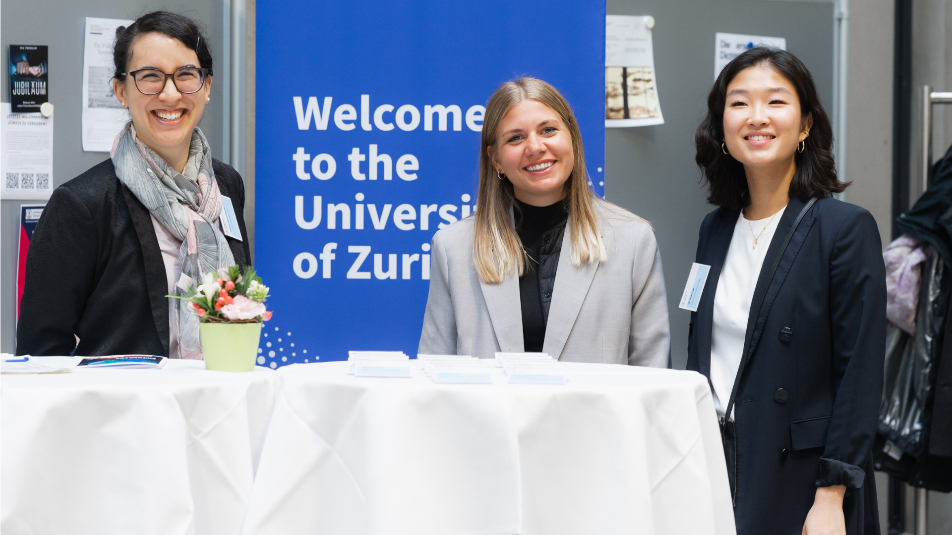 The organizers of the event from the UZH Global Affairs department.